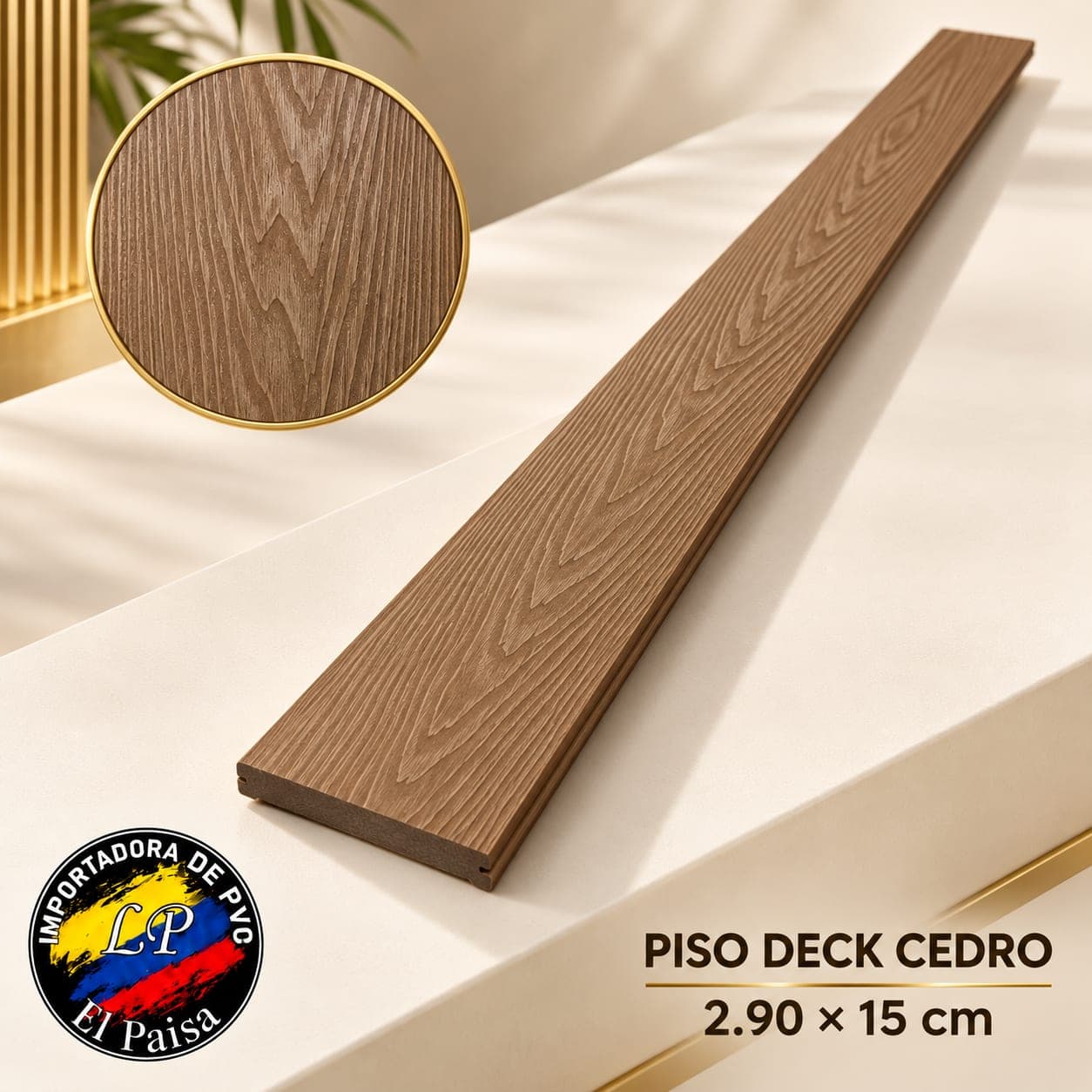Piso Deck Cedro